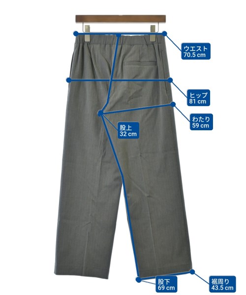 MOGA（モガ）スラックス グレー サイズ:2(M位) レディース/2200639444062