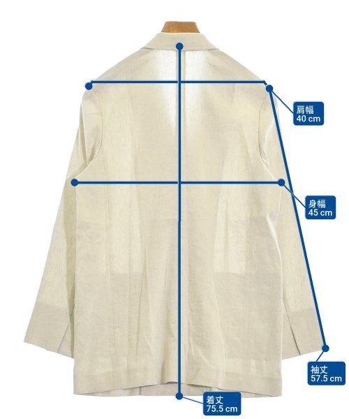 MOGA（モガ）テーラードジャケット ベージュ サイズ:2(M位) レディース/2200659839022