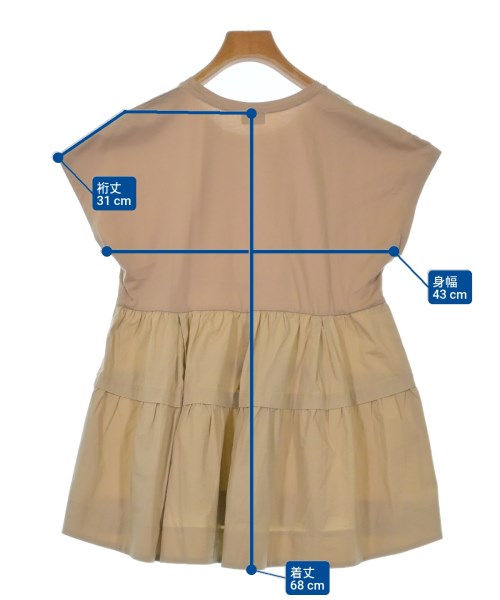 組曲（クミキョク）Tシャツ・カットソー ベージュ サイズ:2(M位) レディース/2200628737106