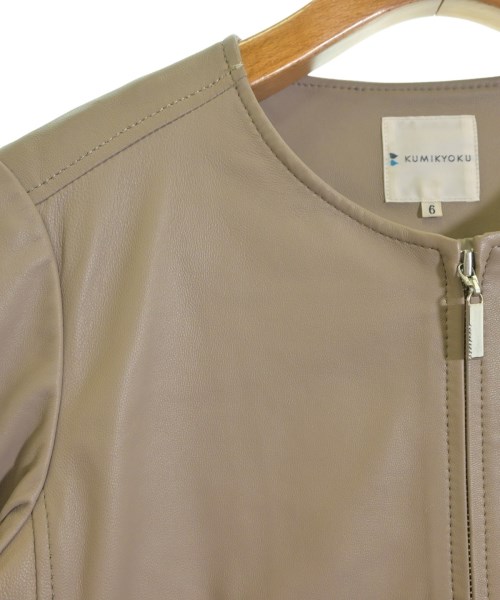 組曲（クミキョク）ライダース ベージュ サイズ:6(XXL位) レディース/2200628177063