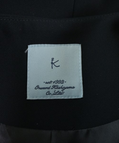 組曲（クミキョク）ノーカラージャケット 紺 サイズ:S2(XS位) レディース/2200627631191