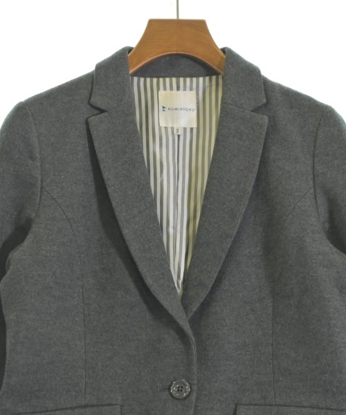 組曲（クミキョク）ジャケット グレー サイズ:2(M位) レディース/2200633823016