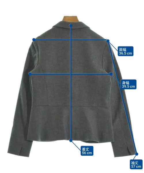 組曲（クミキョク）ジャケット グレー サイズ:2(M位) レディース/2200633823016