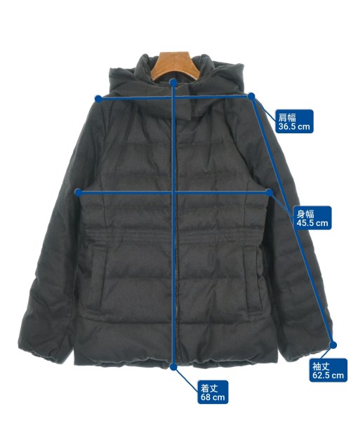 組曲（クミキョク）ダウンジャケット/ダウンベスト グレー サイズ:7(S位) レディース/2200621638011