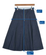 組曲（クミキョク）ロング・マキシ丈スカート 紺 サイズ:1(S位) レディース/2200620210065
