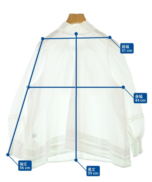 組曲（クミキョク）ブラウス 白 サイズ:2(M位) レディース/2200671524043