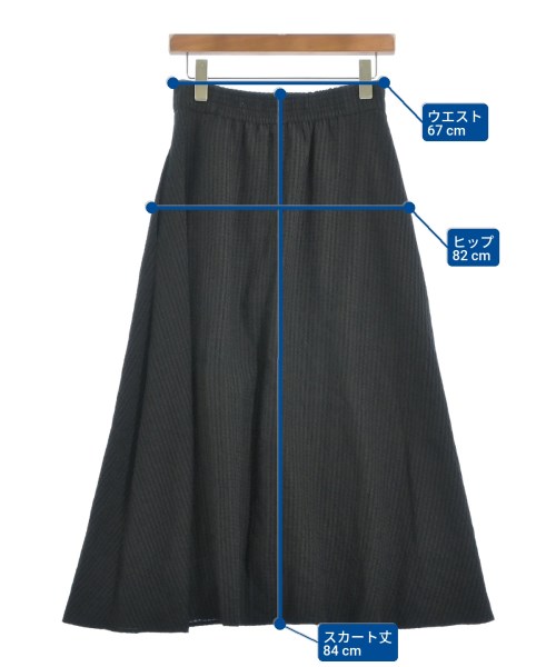 組曲（クミキョク）ロング・マキシ丈スカート 黒 サイズ:2(M位) レディース/2200674129061