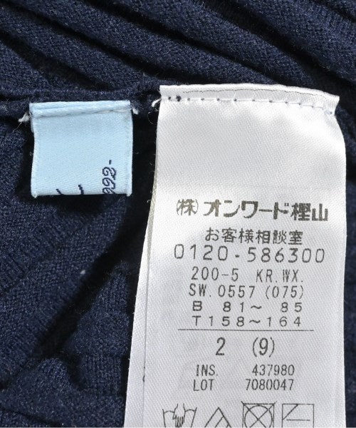 組曲（クミキョク）ニット・セーター 紺 サイズ:2(M位) レディース/2200655746010