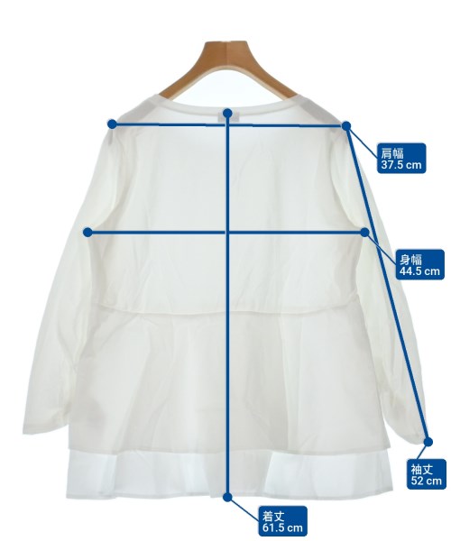 組曲（クミキョク）Tシャツ・カットソー 白 サイズ:3(L位) レディース/2200634628023