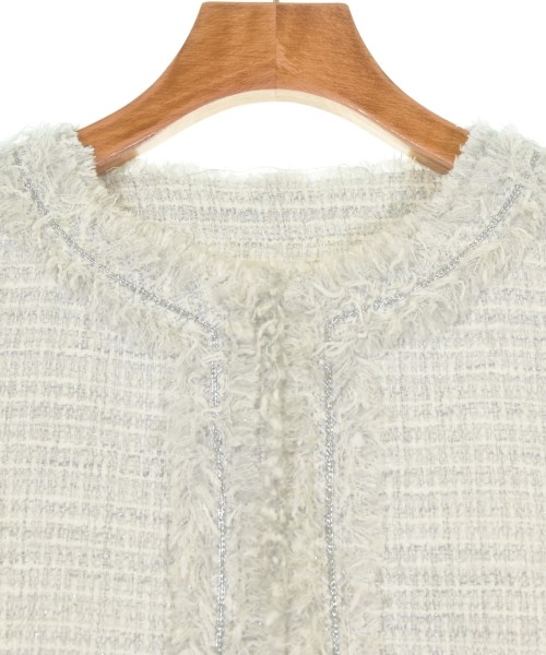 組曲（クミキョク）ノーカラージャケット グレー サイズ:3(L位) レディース/2200637870016