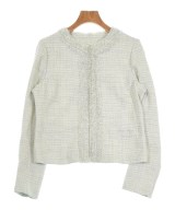 組曲（クミキョク）ノーカラージャケット グレー サイズ:3(L位) レディース/2200637870016