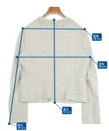 組曲（クミキョク）ノーカラージャケット グレー サイズ:3(L位) レディース/2200637870016