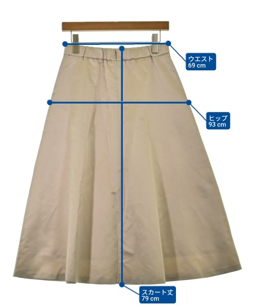 組曲（クミキョク）ロング・マキシ丈スカート ベージュ サイズ:3(M位) レディース/2200648735052