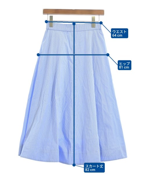 組曲（クミキョク）ロング・マキシ丈スカート 青 サイズ:1(S位) レディース/2200659949127