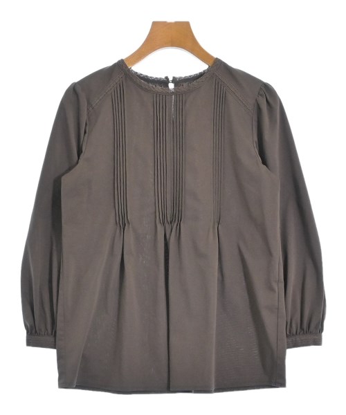 組曲(クミキョク)ブラウス 茶 サイズ:2(M位)/2200668454056