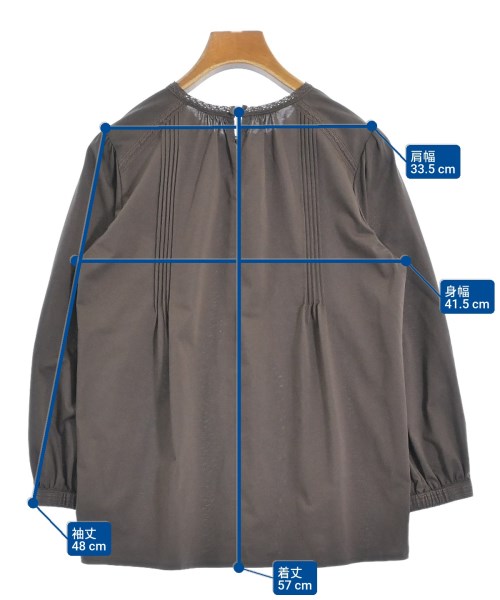 組曲（クミキョク）ブラウス 茶 サイズ:2(M位) レディース/2200668454056