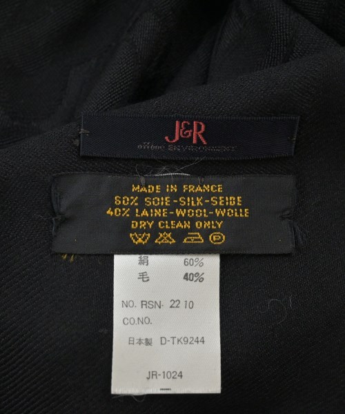 J&R（ジェイアンドアール）マフラー 黒 サイズ:- レディース/2200613463263