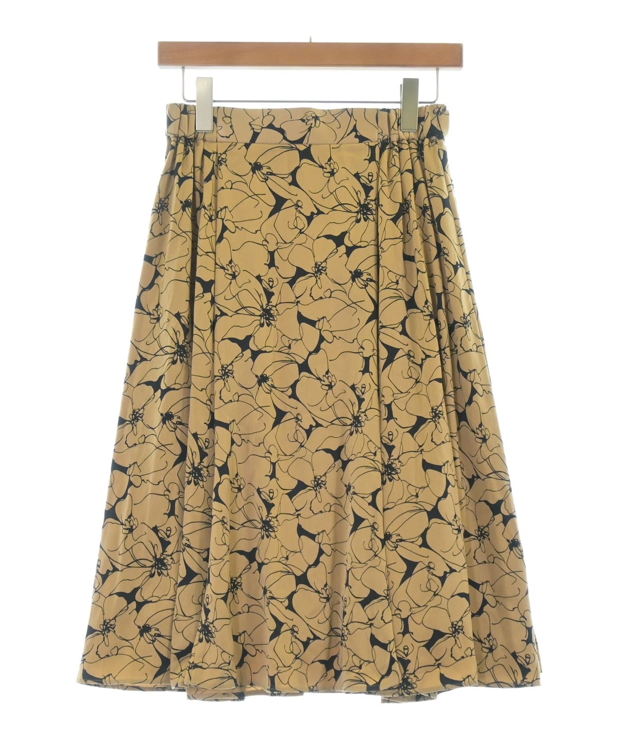 ROPE（ロペ）ひざ丈スカート 茶 サイズ:38(M位) レディース