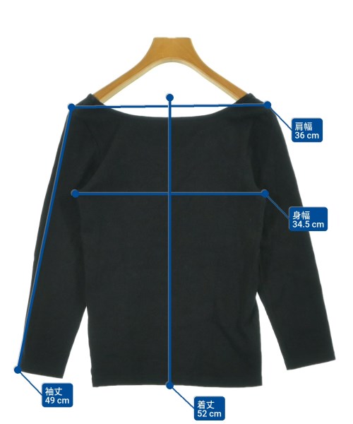 ROPE（ロペ）Tシャツ・カットソー 黒 サイズ:38(M位) レディース/2200632147151