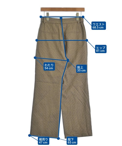 ROPE（ロペ）スラックス 茶 サイズ:38(M位) レディース/2200643176089