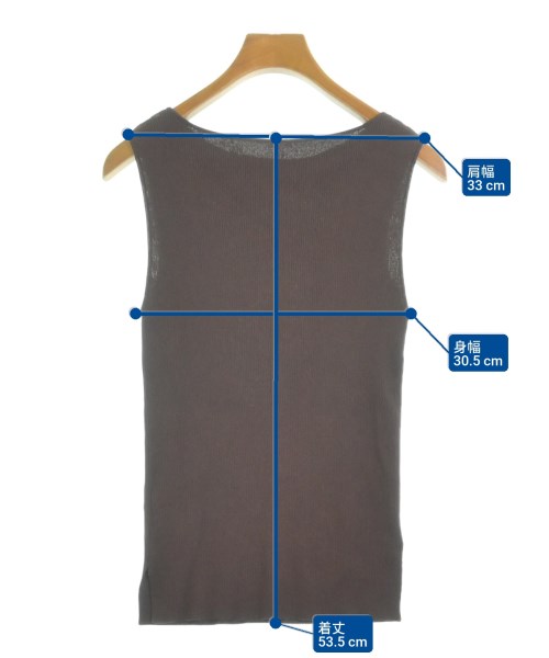 ROPE（ロペ）ベスト/ノースリーブ 茶 サイズ:38(M位) レディース/2200623415047