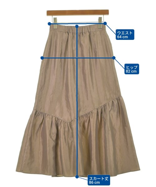 ROPE（ロペ）ロング・マキシ丈スカート 茶 サイズ:36(S位) レディース/2200603698101