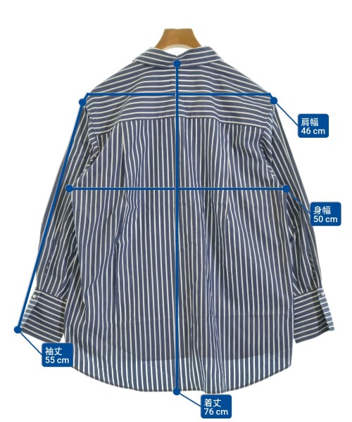 ROPE（ロペ）カジュアルシャツ 紺 サイズ:38(M位) レディース/2200673112057