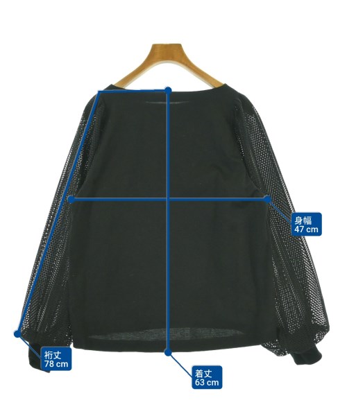 ROPE（ロペ）Tシャツ・カットソー 黒 サイズ:38(M位) レディース/2200672284168