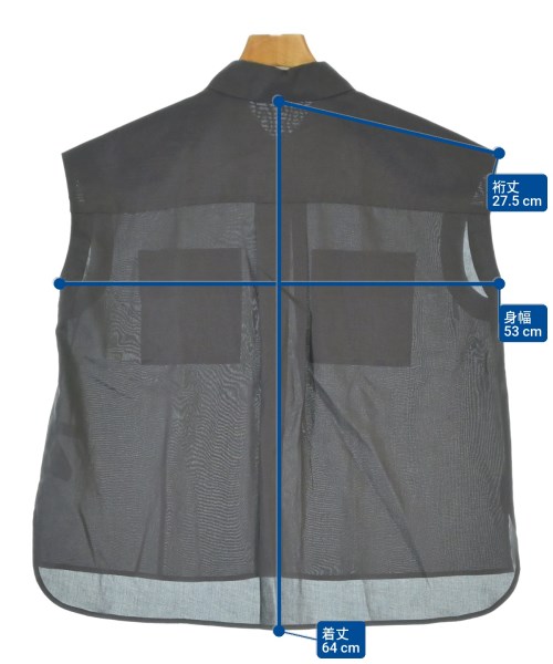 ROPE（ロペ）カジュアルシャツ グレー サイズ:38(M位) レディース/2200672284199