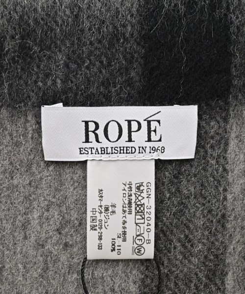 ROPE（ロペ）マフラー 黒 サイズ:- レディース/2200673624246