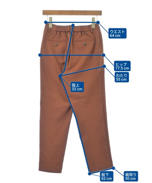 ROPE（ロペ）スラックス 茶 サイズ:36(S位) レディース/2200674692046