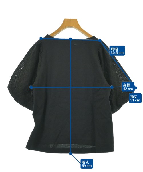 ROPE（ロペ）Tシャツ・カットソー 黒 サイズ:38(M位) レディース/2200677801155