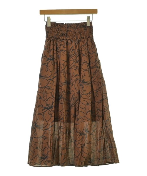 ROPE(ロペ)ロング・マキシ丈スカート 茶 サイズ:36(S位)/2200651170093