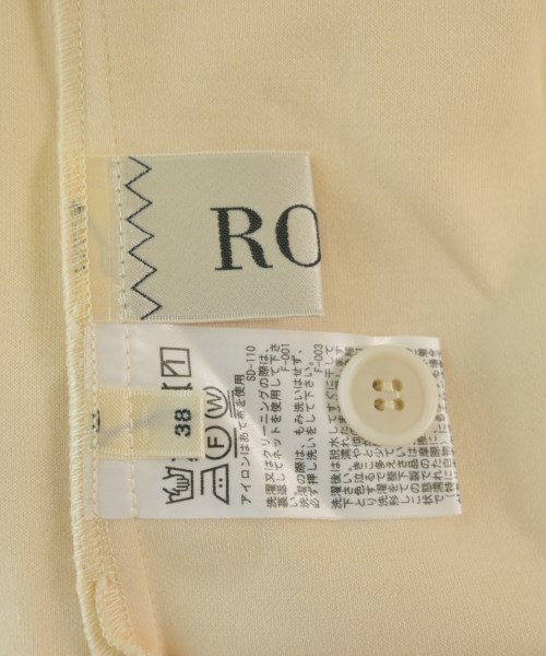 ROPE（ロペ）カジュアルシャツ 黄 サイズ:38(M位) レディース/2200646604107