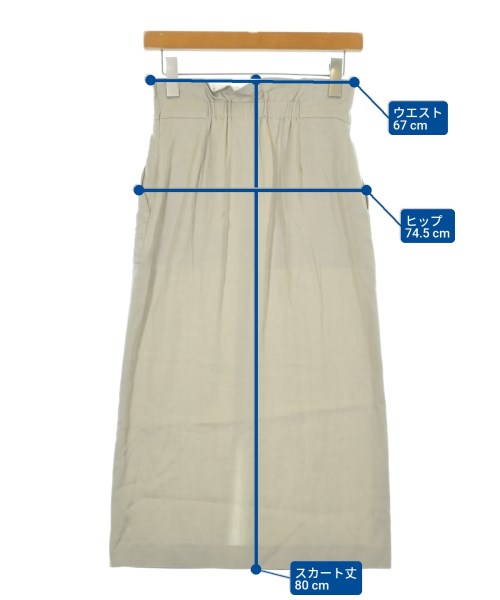 ROPE（ロペ）ロング・マキシ丈スカート ベージュ サイズ:36(S位) レディース/2200634638077