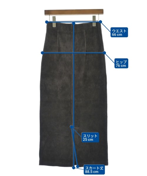 ROPE（ロペ）ロング・マキシ丈スカート 茶 サイズ:38(M位) レディース/2200623981023