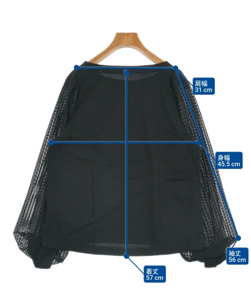 ROPE（ロペ）Tシャツ・カットソー 黒 サイズ:38(M位) レディース/2200623981030