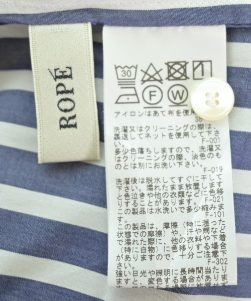ROPE（ロペ）ブラウス 青 サイズ:38(M位) レディース/2200637144049