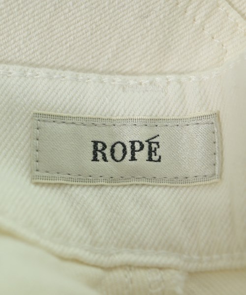 ROPE（ロペ）デニムパンツ 白 サイズ:36(S位) レディース/2200637144247
