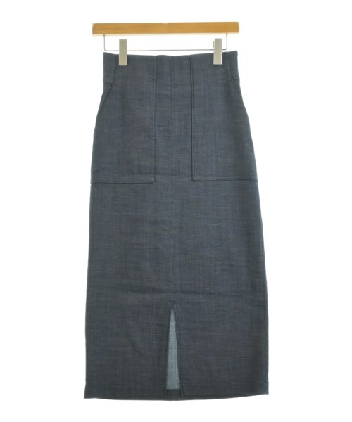 ROPE(ロペ)ロング・マキシ丈スカート 紺 サイズ:36(S位)/2200637144261