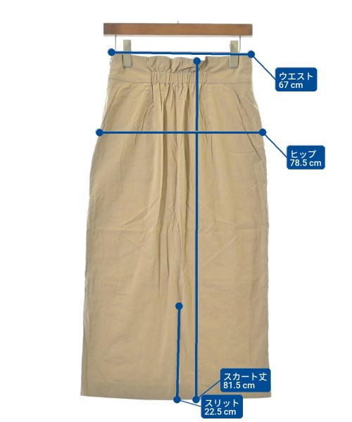 ROPE（ロペ）ロング・マキシ丈スカート ベージュ サイズ:38(M位) レディース/2200640532017