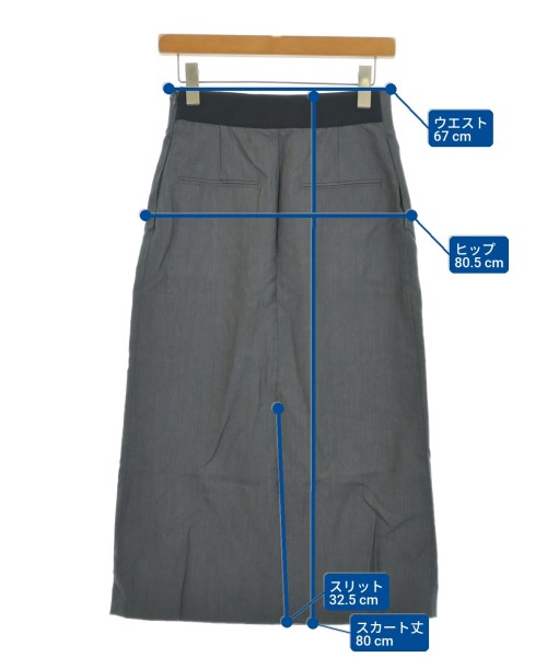 ROPE（ロペ）ロング・マキシ丈スカート グレー サイズ:36(S位) レディース/2200646459172