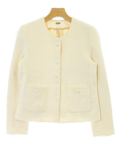 ROPE(ロペ)ノーカラージャケット 白 サイズ:36(S位)/2200665506024