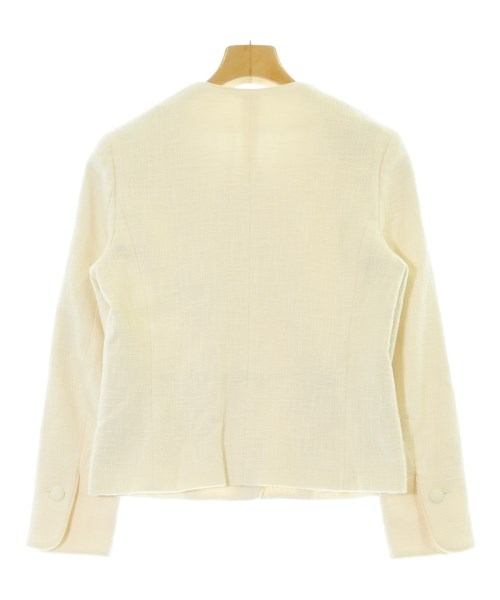 ROPE（ロペ）ノーカラージャケット 白 サイズ:36(S位) レディース/2200665506024