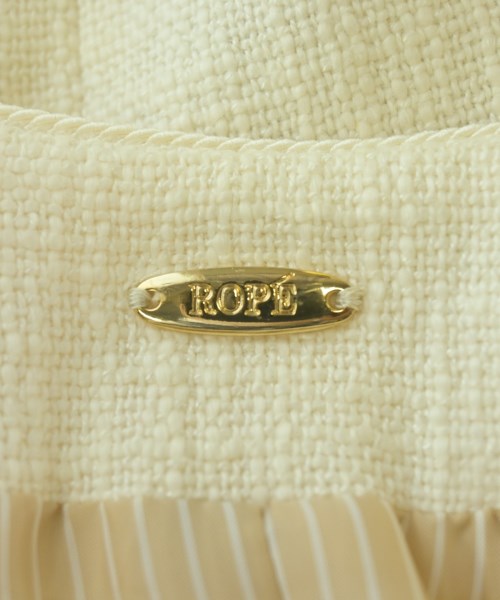 ROPE（ロペ）ノーカラージャケット 白 サイズ:36(S位) レディース/2200665506024