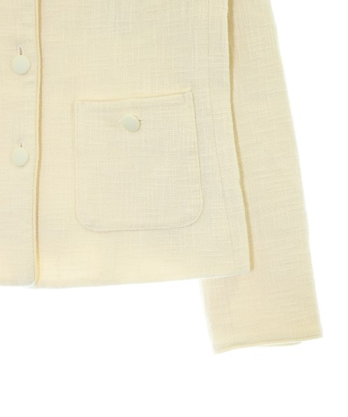 ROPE（ロペ）ノーカラージャケット 白 サイズ:36(S位) レディース/2200665506024