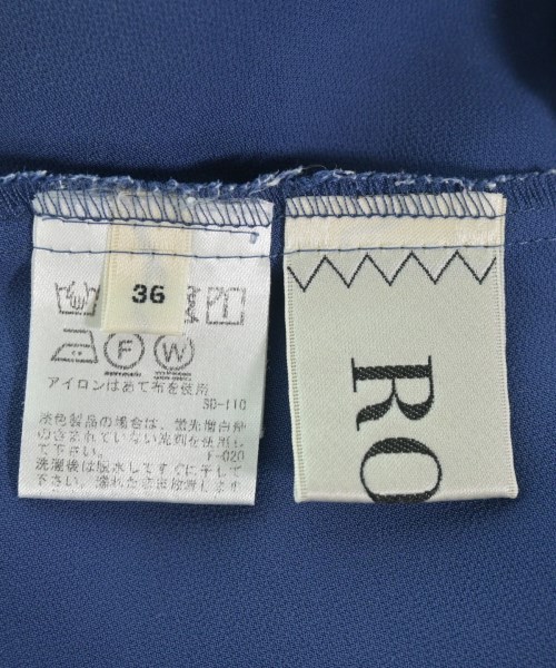 ROPE（ロペ）ブラウス 青 サイズ:36(S位) レディース/2200731605071