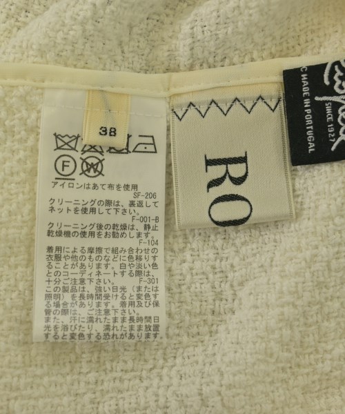 ROPE（ロペ）ノーカラージャケット 白 サイズ:38(M位) レディース/2200718127060
