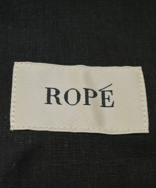 ROPE（ロペ）ノーカラージャケット 黒 サイズ:36(S位) レディース/2200728202092