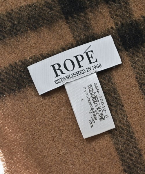 ROPE（ロペ）マフラー 茶 サイズ:- レディース/2200682787048
